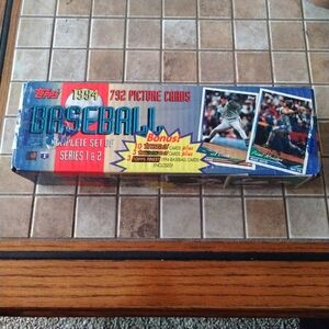 Topps 1994 Baseball Card Set - Complete Set Of Series 1 & 2 Factory Sealed